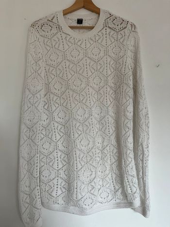 Pull blanc grossesse kiabi M