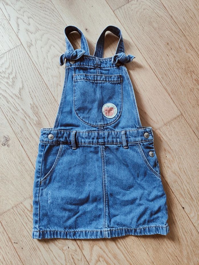Jupe salopette en jean