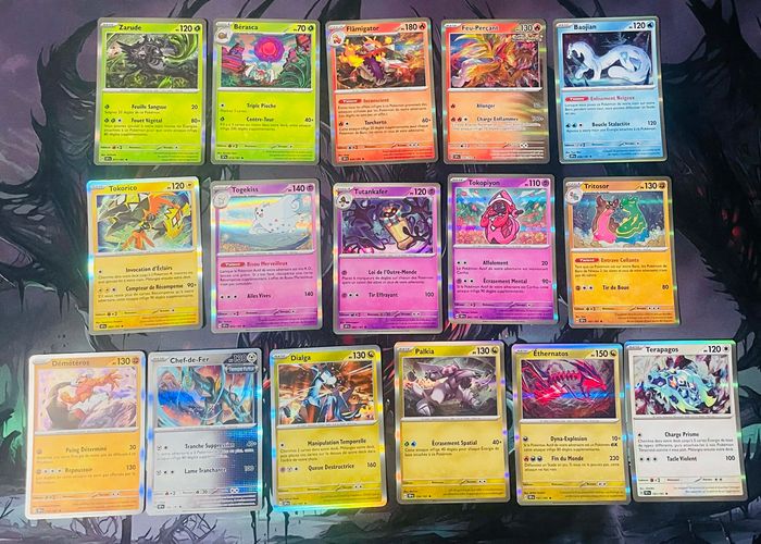 Lot de cartes 164 Pokémon Holos et Normales – Série Etincelles Déferlantes (SSP) - photo numéro 4