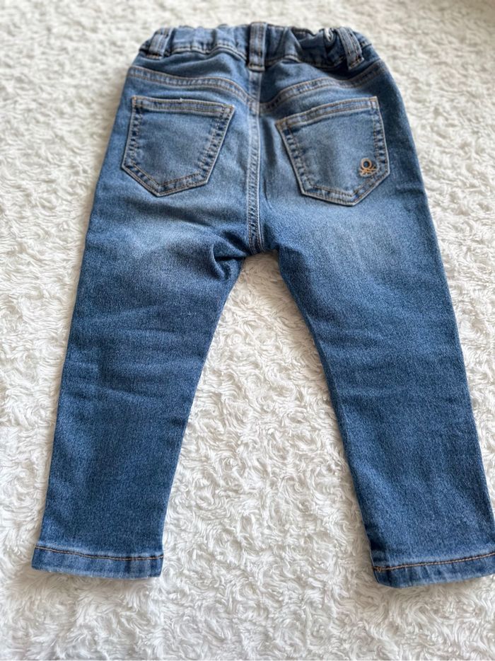Jean bleu fonce 18/24 mois - photo numéro 2