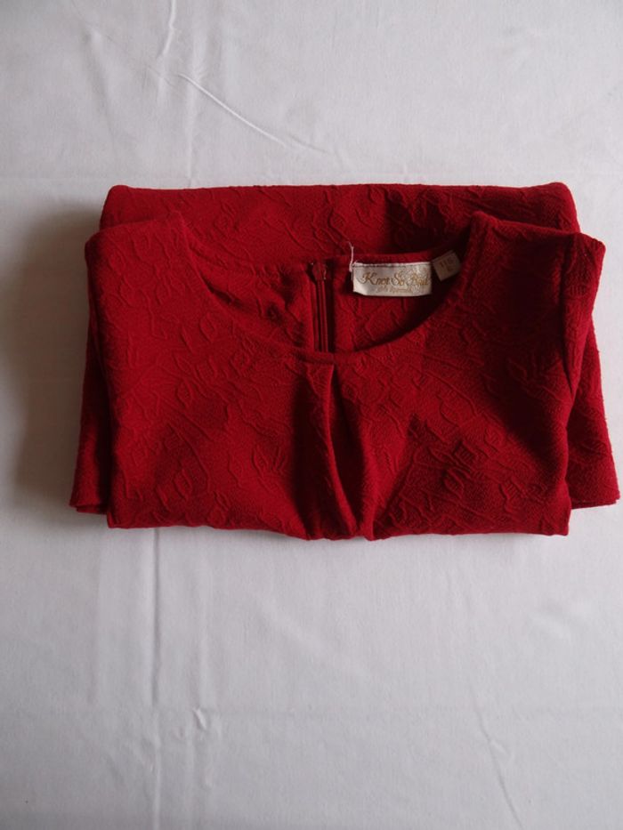 robe rouge 6 ans