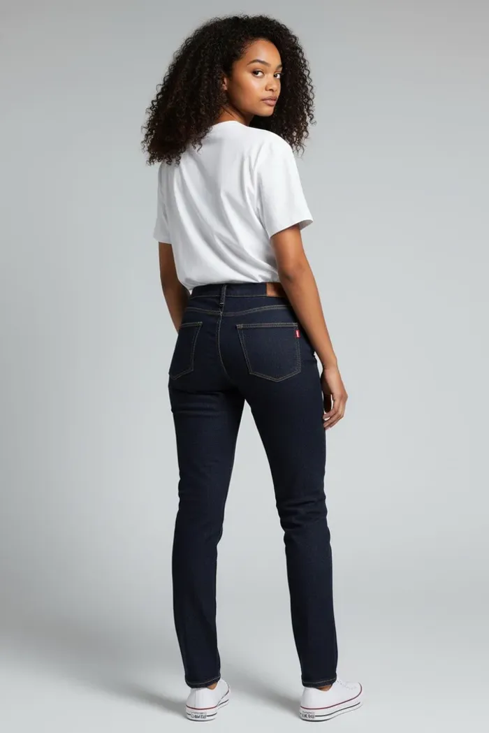 Jean Esprit New York mid skinny bleu femme Taille M Neuf - photo numéro 2