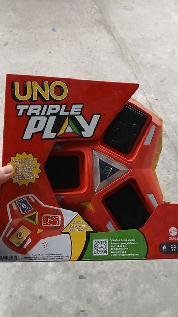 Jeu uno triple play neuf