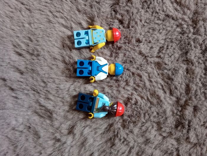 Lot de 3 figurines Lego city - photo numéro 2