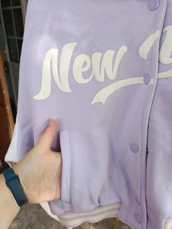 Veste bomber teddy pastel Jennyfer - photo numéro 3