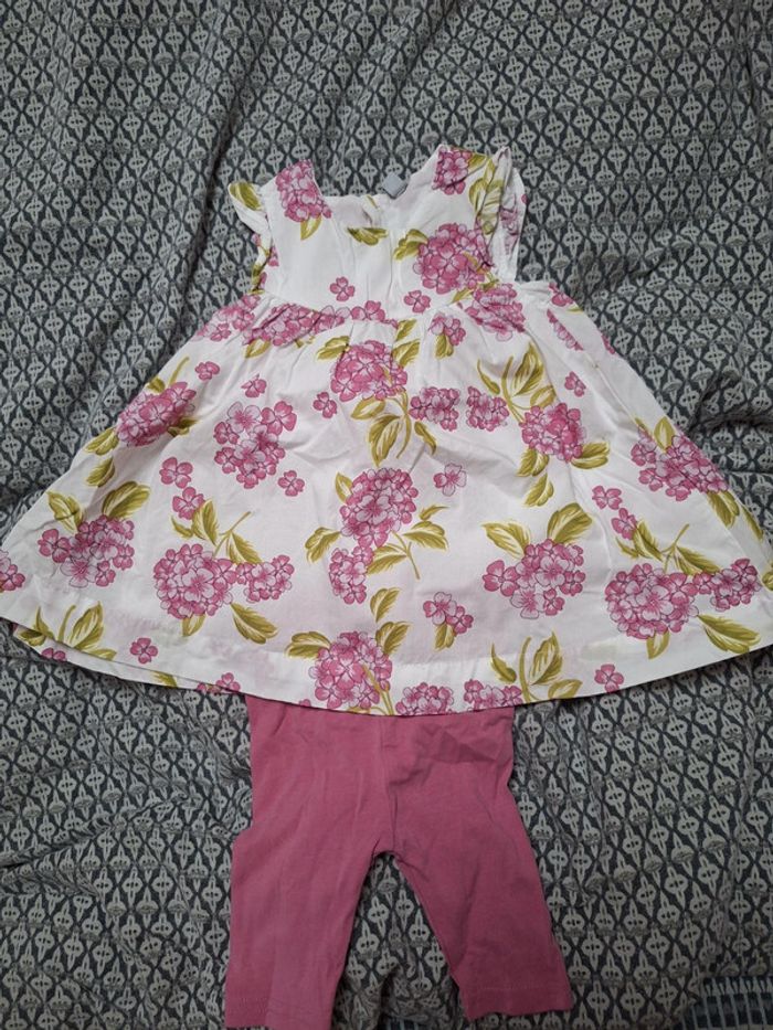 Lot 4 robes manche courtes 6mois - photo numéro 6