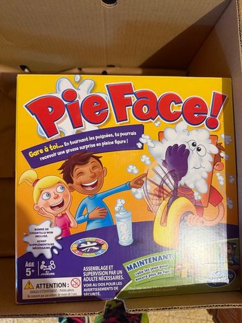 Pie face jeu de société 