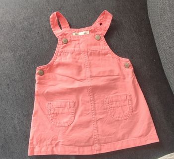 Robe salopette en jean