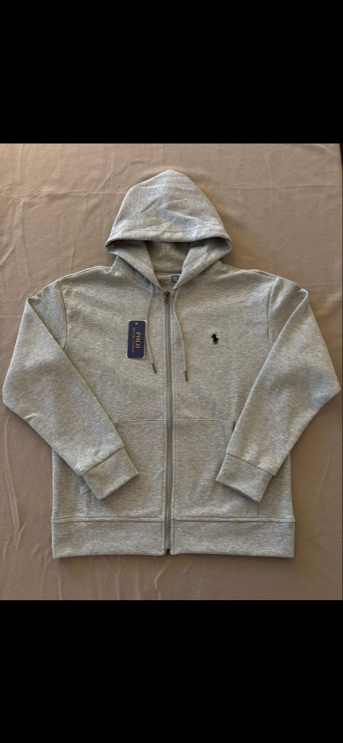Gilet à capuche Ralph Lauren taille S couleur Gris - photo numéro 2