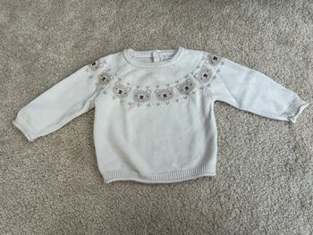 Pull en maille ourson mixte - 12 mois - Tex