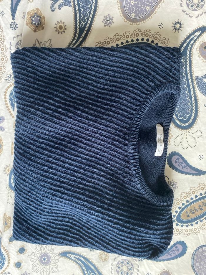 Pull bleu marine - photo numéro 4