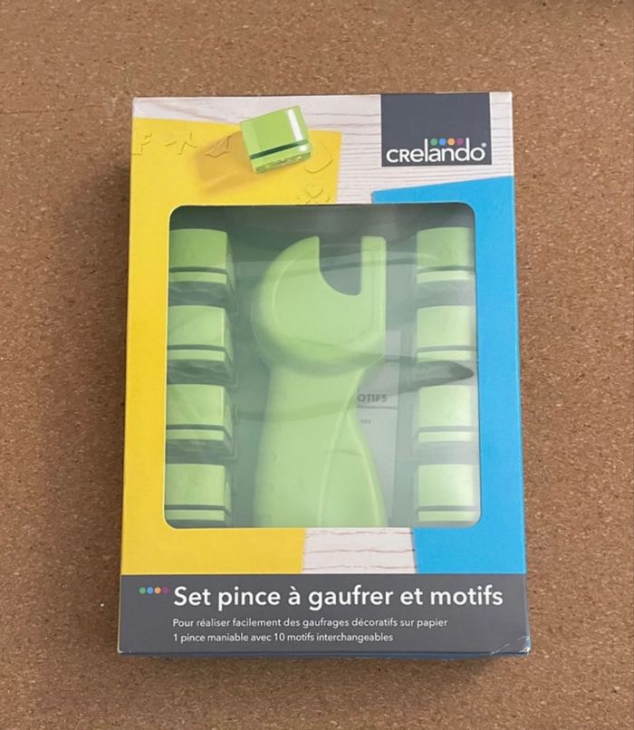 Set pince à gaufrer neuf