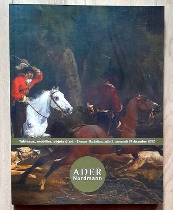 Tableaux, mobilier, objets d'art, drouot richelieu décembre 2012 catalogue ventes aux enchères