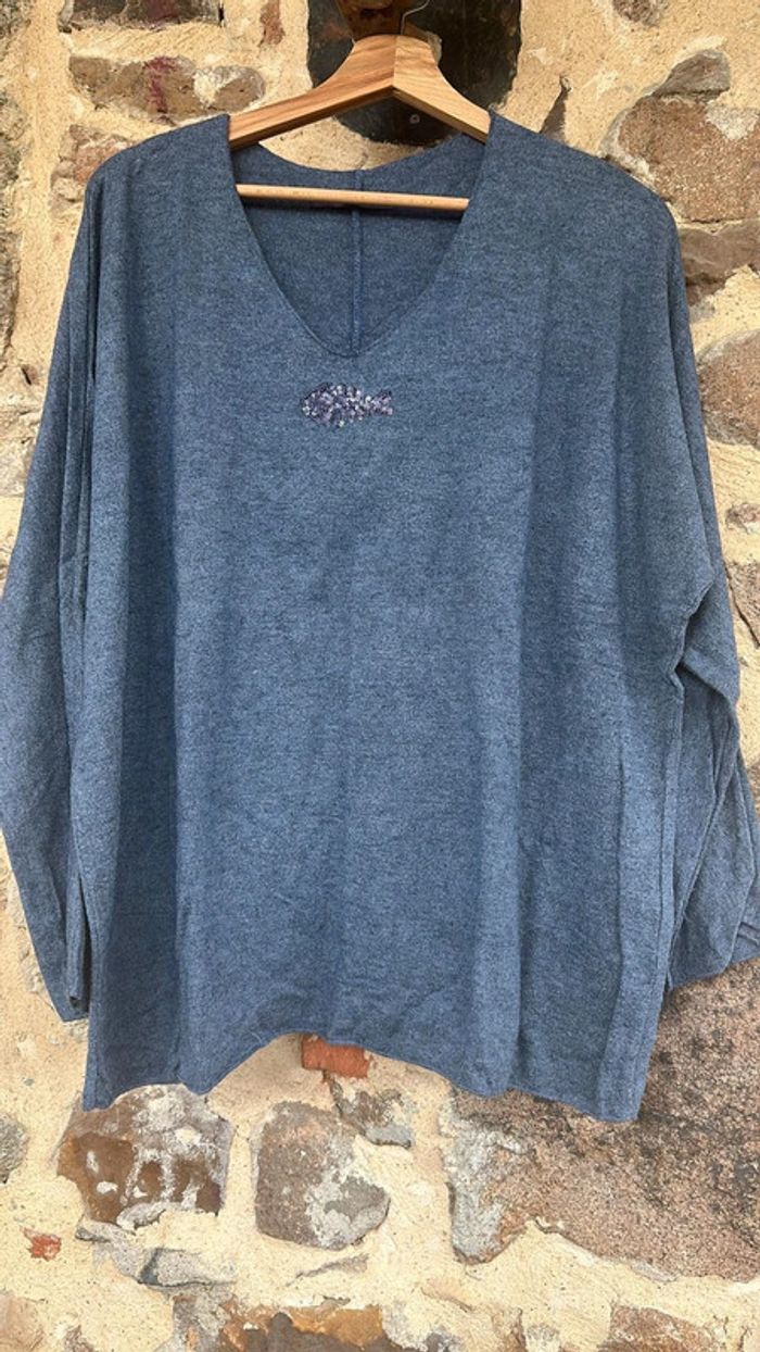 Pull laine angora Made In Italy
