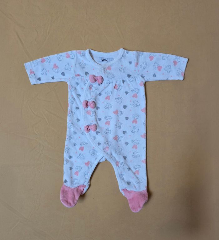 Pyjamas  porté 1 fois. Gémo. Taille 0 mois (Naissance)