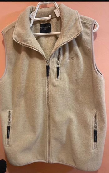 Gilet sans manches beige