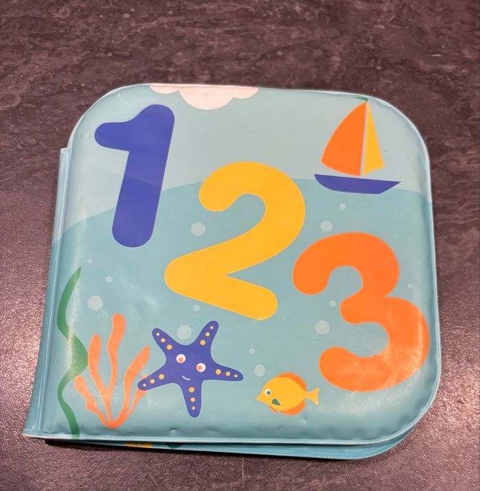 Livre de bain bébé les chiffres