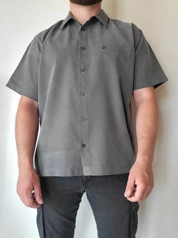 Chemise manches courtes Quiksilver grise - XL