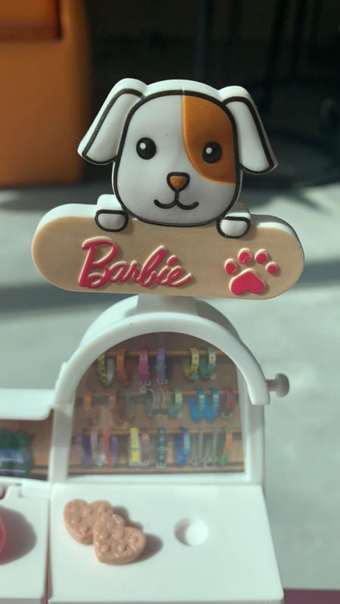 Lot accessoires magasin animalier barbie avec accessoires chien - photo numéro 16