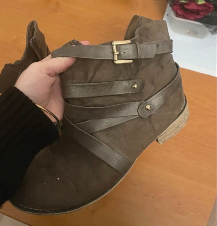 botines marrons - photo numéro 3