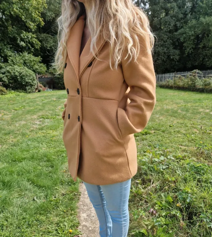 🪅 Magnifique manteau camel - New Collection - Taille 38 - 🪅 - photo numéro 2