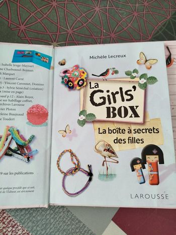 Boite secret pour filles avec petit cadenas