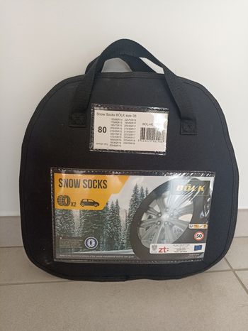 Chaussettes neige neuves pour pneus