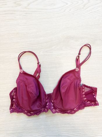 Soutien gorge bordeaux hechter studio taille 90C