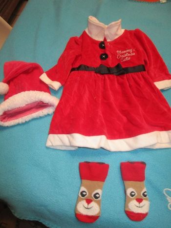 robe de noel 0/3 mois