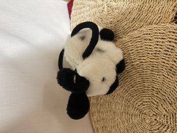 peluche lapin blanc en sac à main "fizzy"