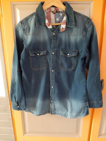 Chemise jeans 16 ans
