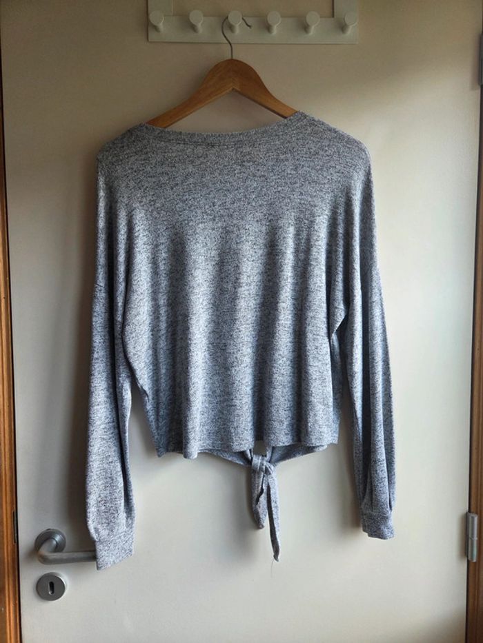 Blouse grise amisu - taille xs - photo numéro 4