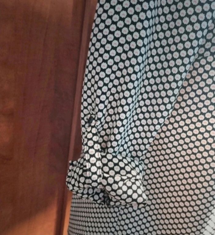 Blouse à motifs manches retroussable 36 - photo numéro 8