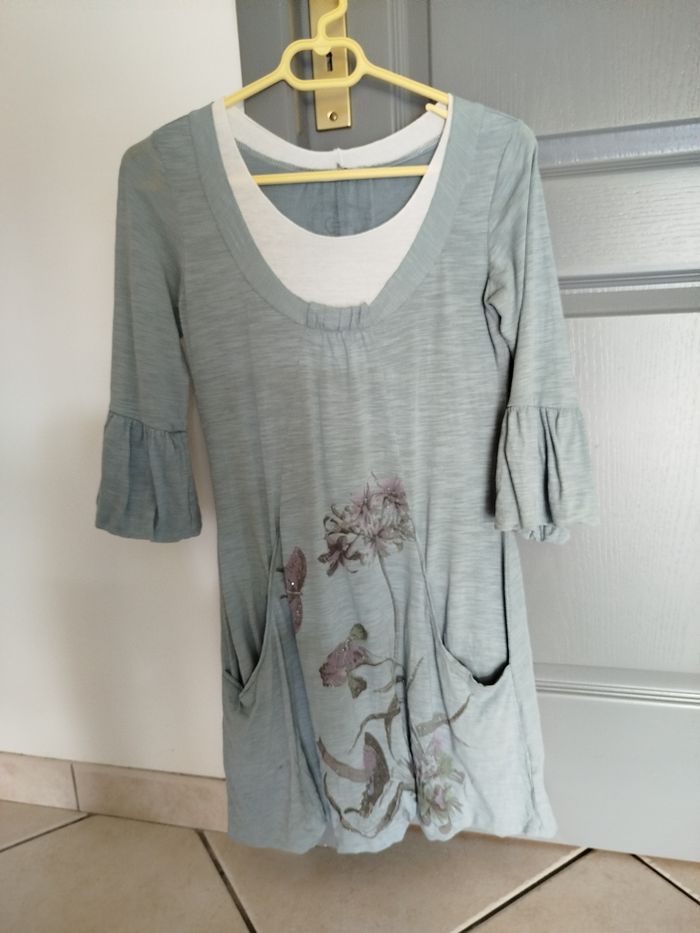 Robe manches 3/4