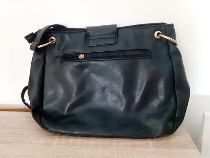 Sac à main noir - Boucle dorée - photo numéro 2