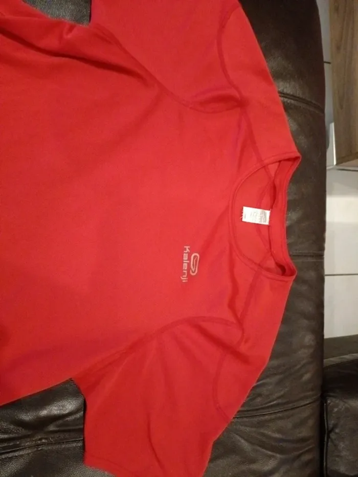 Tee sport L rouge kalenji - photo numéro 2