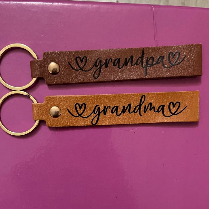 Porte clé duo grand mère/grand père