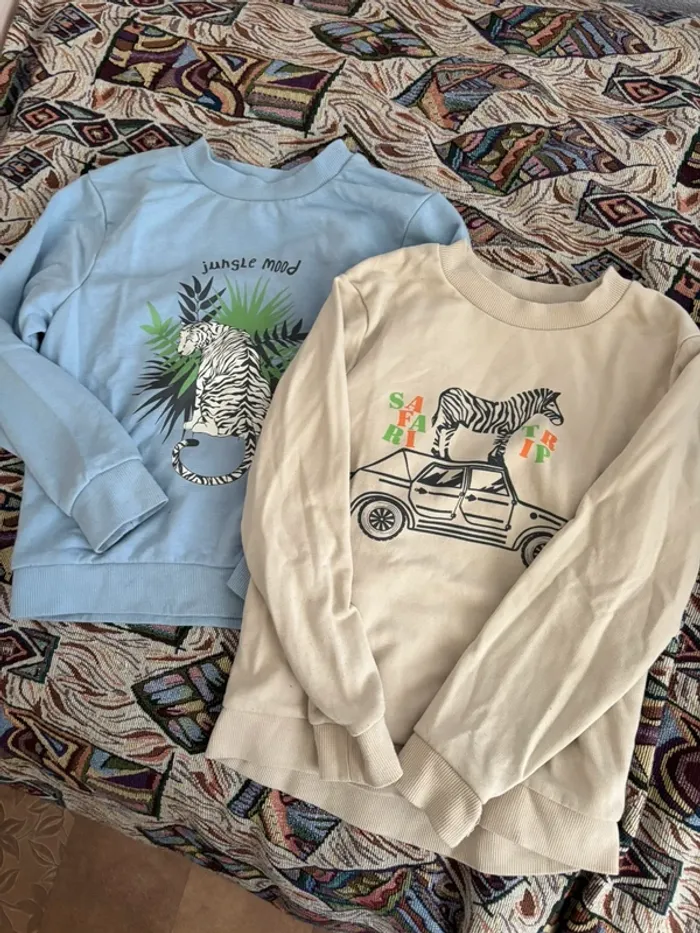 2 sweat-shirt garçon
