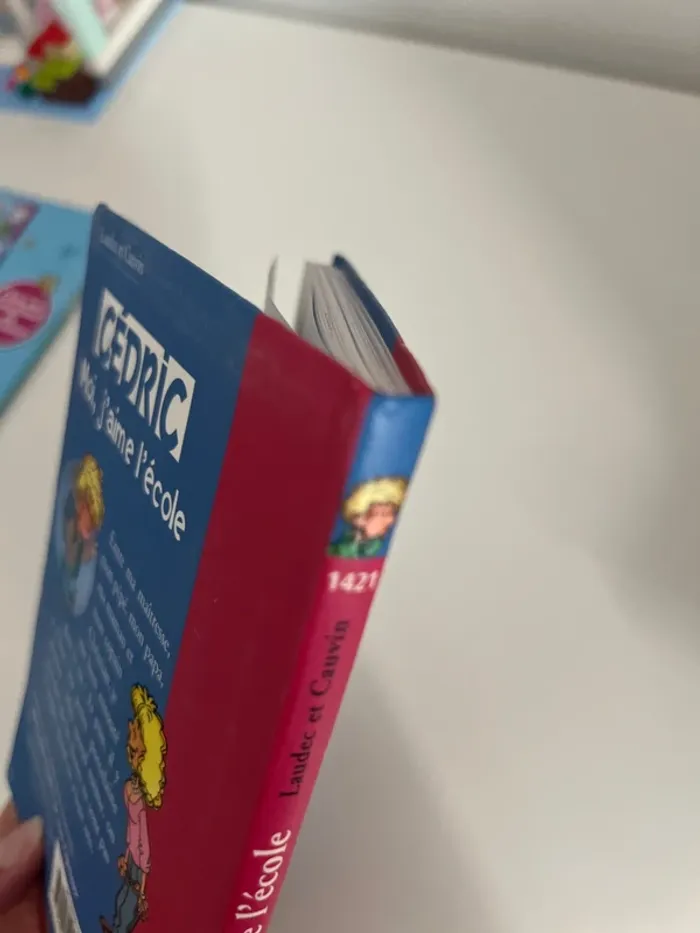Livre de la bibliothèque Rose, Cédric moi, j’aime l’école - photo numéro 5
