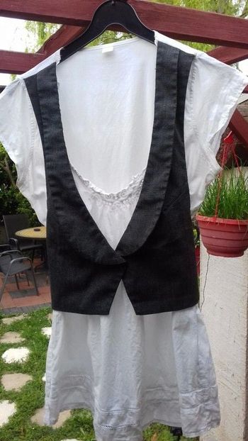 Tunique avec gilet sans manches intégré t 36