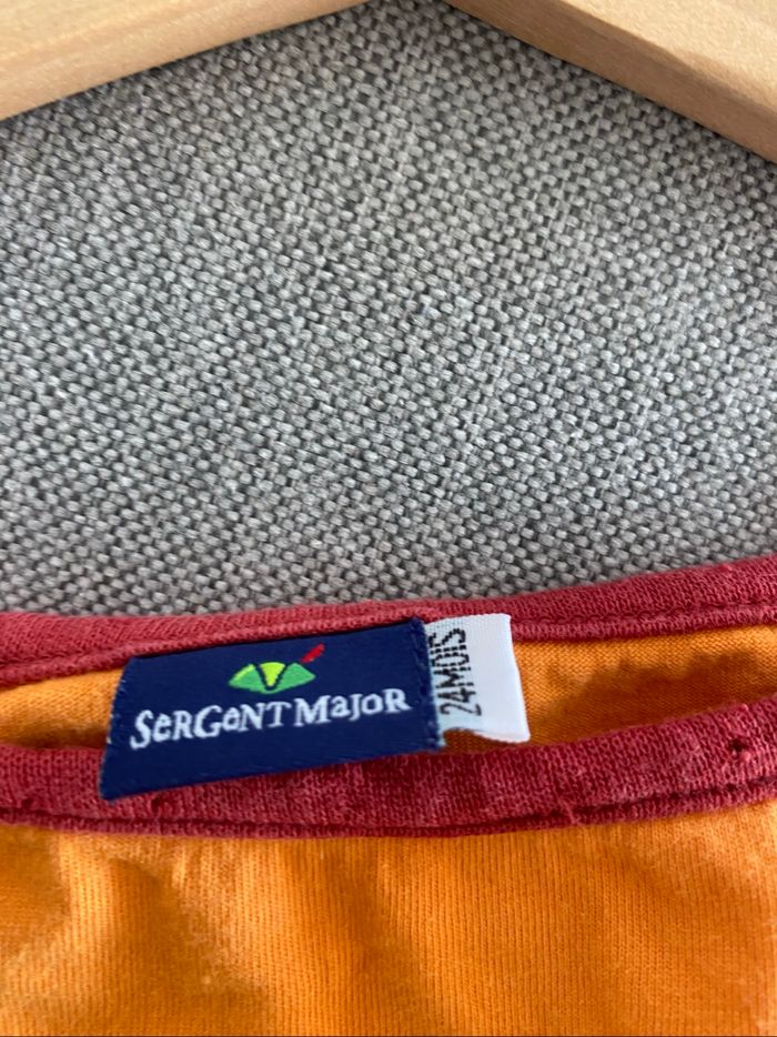 Robe à fines bretelles orange »Sergent Major »24 mois - photo numéro 4