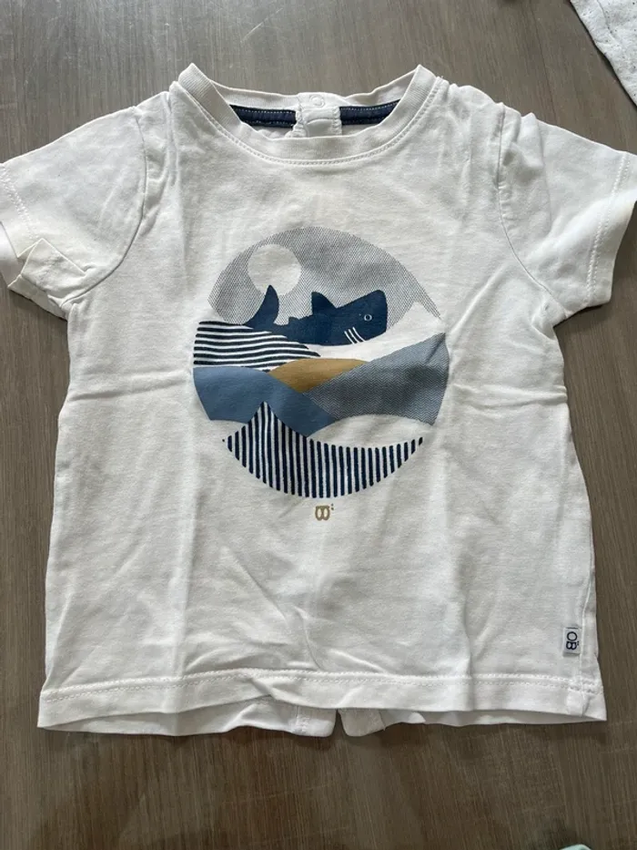 Lot tee shirt 6 mois garçon - photo numéro 3