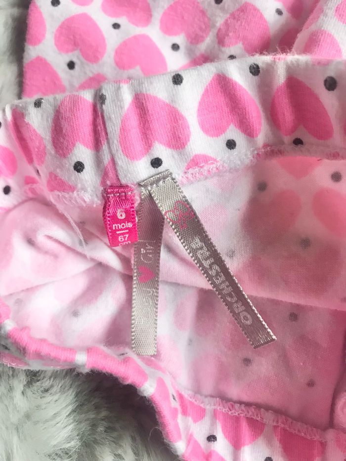 Leggings cœurs 6 mois (orchestra) - photo numéro 4