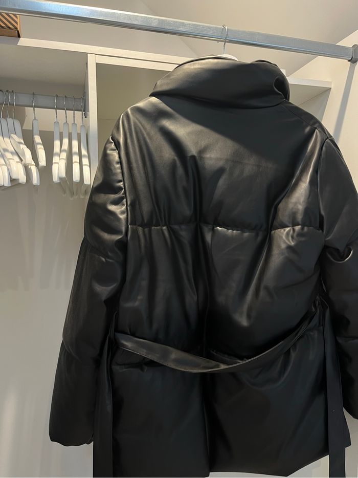 Manteau en cuir long - photo numéro 3