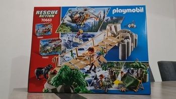 Playmobil  70663 - Unité de Secouristes avec Hélicoptère.