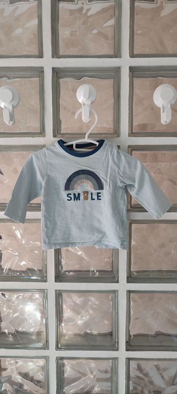 Tee-shirt manches longues obaibi 9 mois