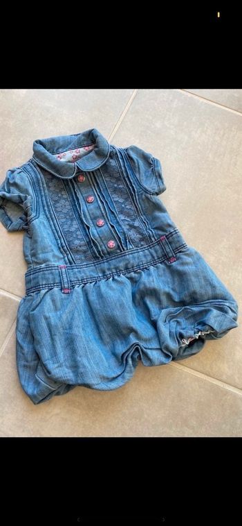 Robe en jean Orchestra 6 mois