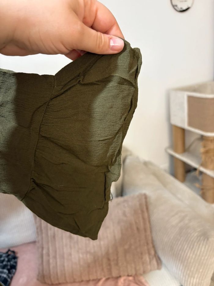 Très belle combi short vert kaki - photo numéro 6