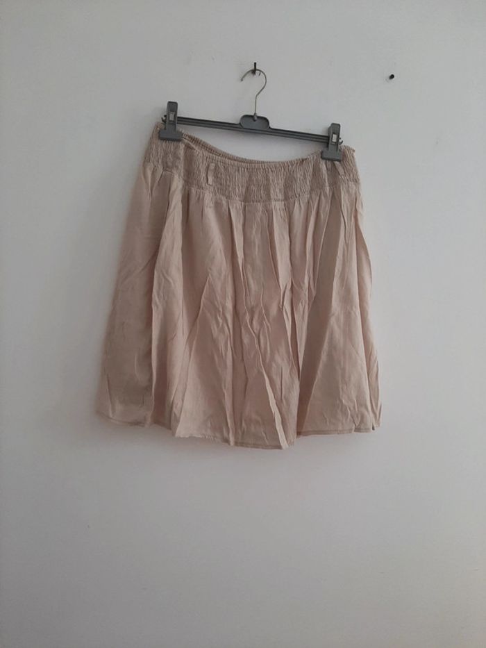 Jupe beige