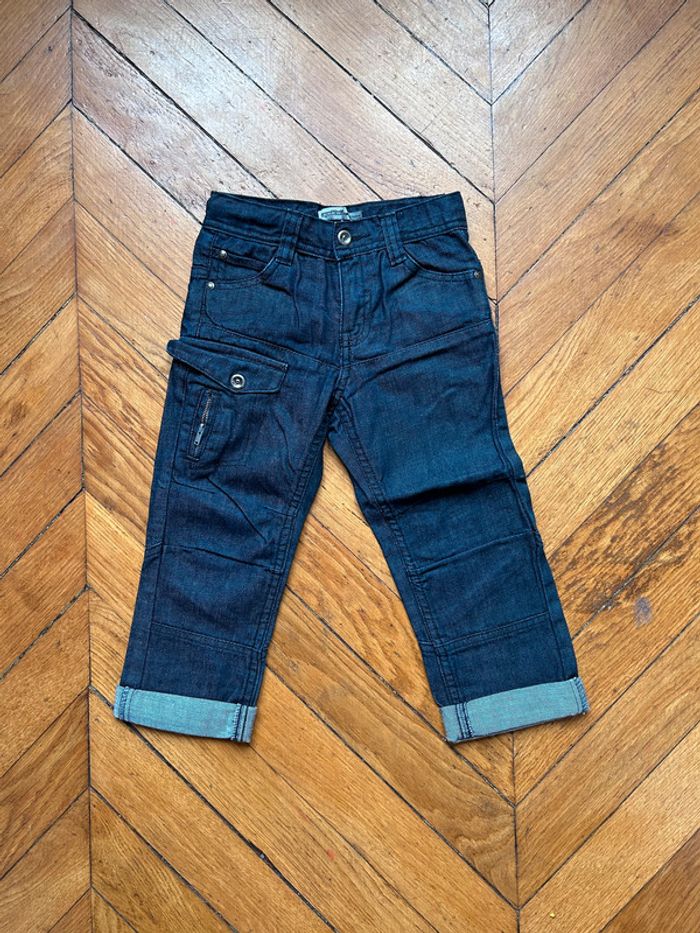 Neuf Jean tape à l’œil taille 4 ans, gris - photo numéro 4